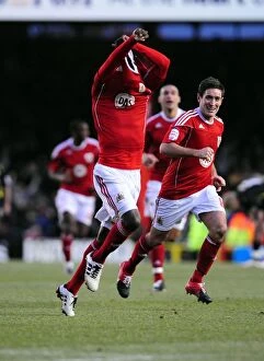 Images Dated 1st January 2011: Thrilling Goal: Jamal Campbell-Ryce Seals Championship Victory for Bristol City over Cardiff City