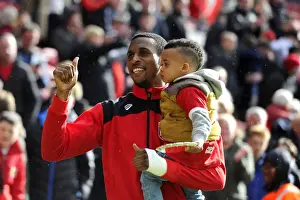 Bristol City V Huddersfield Town Prints: Thrilling Goal: Jonathan Kodjia Scores for Bristol City Against Huddersfield Town (30/04/2016)
