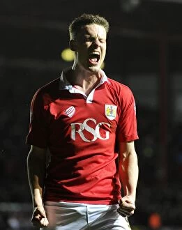 Images Dated 10th February 2015: Thrilling Goal: Matt Smith Scores for Bristol City in Sky Bet League One