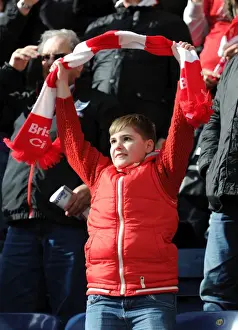 Title Race Prints: Thrilling Moment: A Bristol City Fan's Emotion at Preston North End vs