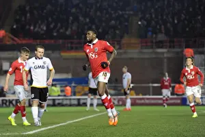 Thrilling Moment: Jay Emmanuel-Thomas's Goal Celebration (Bristol City vs Port Vale)