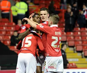 Thrilling Moment: Jay Emmanuel-Thomas's Goal Celebration (Bristol City vs Port Vale, Sky Bet League One, 2015)