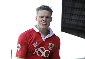 Bristol City V Fleetwood Town Prints: Thrilling Moment: Matt Smith's Goal for Bristol City vs