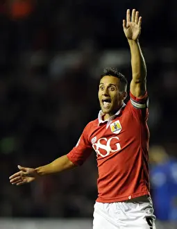 Bristol City V Leyton Orient Prints: Thrilling Moment: Sam Baldock's Stunning Goal for Bristol City vs Leyton Orient, 2014