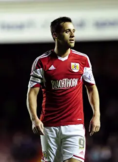 Framed Print : Thrilling Moments: Sam Baldock in Action for Bristol City vs. Brentford (2013) Framed Print : Thrilling Moments: Sam Baldock in Action for Bristol City vs. Brentford (2013)