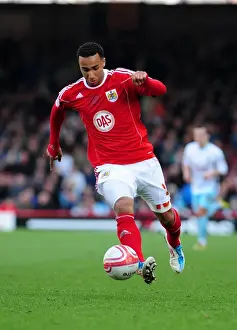 Bristol City V Burnley Prints: Thrilling Nicky Maynard Goal: Championship Showdown - Bristol City vs Burnley (19/03/2011)