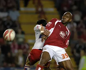 Bristol City V Crystal Palace Play Off Prints: Thrilling Play-off Moment: Dele Adebola Scores for Bristol City Against Crystal Palace