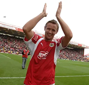Bristol City V Preston North End Prints: Thrilling Showdown: Lee Trundle vs Preston North End at Bristol City