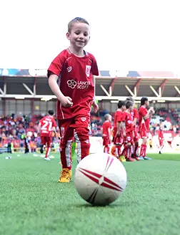 Bristol City V Wolverhampton Wanderers Prints: Thrilling Sky Bet Championship Showdown: Mascots Face-Off at Ashton Gate - Bristol City vs