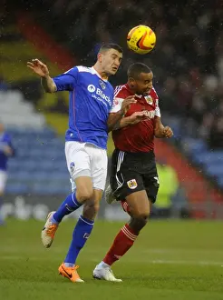 Oldham V Bristol City Prints: Tight Race: Wilson's Header Decides Oldham-Bristol City Clash