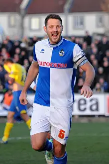 Tom Parkes Scores the Thrilling Winner for Bristol Rovers Against AFC Wimbledon, Sky Bet League Two, 2013