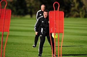 Images Dated 20th October 2011: Tony Docherty Begins Training as New Assistant Manager at Bristol City FC in Championship