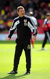 Tony Docherty, Bristol City Assistant Manager at Vicarage Road Stadium, Watford v Bristol City, Championship Football Match, September 22, 2012
