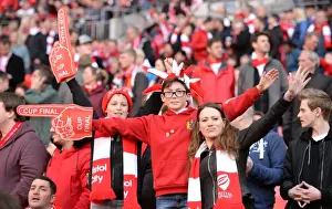 Triumphant Moment: Bristol City FC Wins Johnstone's Paint Trophy at Wembley - Fans Celebrate