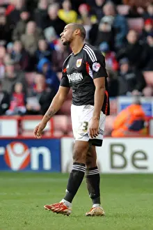 Sheffield United V Bristol City Prints: Tyrone Barnett's Disappointment: Sheffield United vs. Bristol City, 2014