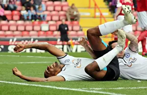 Bristol City V Peterborough Prints: Tyrone Barnett's Thrilling Goal Celebration: A Football Moment at Ashton Gate (September 14)