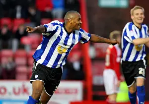 Bristol City V Sheffield Wednesday Prints: Unforgettable FA Cup Moment: Clinton Morrison's Euphoric Celebration for Bristol City vs