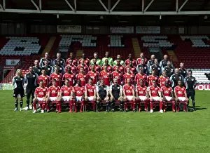 Framed Print : United in Blue: 2011-2012 Bristol City First Team Season Photo