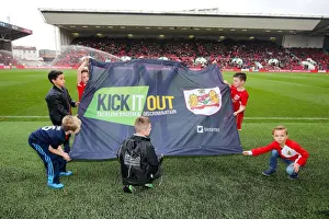 Bristol City V Blackburn Rovers Prints: United Against Discrimination: Bristol City vs Blackburn Rovers