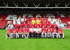 Team Photo 09-10 Collection: United in Football: 09-10 Bristol City First Team Season Photo