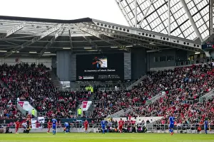 United in Grief: A Moment of Silence for Mark Gaines at Ashton Gate