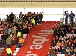 Southampton V Bristol City Prints: United Passion: Bristol City Fans Epic Display of Support