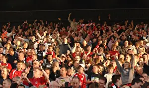 Framed Print : United in Passion: A Sea of Bristol City Football Club Fans