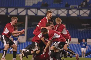 United in Triumph: Everton & Bristol City U18s Euphoric Victory Celebration