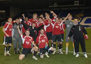 United in Triumph: Everton and Bristol City U18s Euphoric Victory Celebration