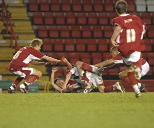 United in Victory: Bristol City U18s and Leeds U18s Celebrate Group Triumph