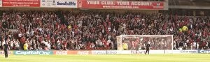Images Dated 1st November 2007: Unity Amongst the Sea of Bristol City FC Fans