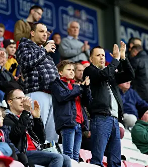 Unwavering Passion of Bristol City Fans at Wigan Athletic Championship Match, November 2017