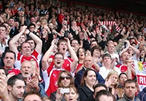 Images Dated 7th May 2008: Unwavering Passion: A Tribute to Bristol City FC's Devoted Fans