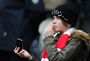 MK Dons V Bristol City Fans Prints: Unwavering Sea of Support: Bristol City Fans at MK Dons (07.02.2015)