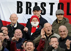 Tamworth V Bristol City Prints: Unwavering Support: Bristol City Fans in FA Cup Second Round at Tamworth (December 2013)