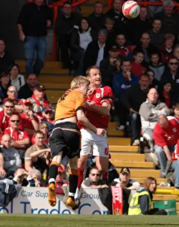Bristol City V Wolverhampton Wanderers Prints: Unyielding Defender: Louis Carey Stands Firm Against Wolves in Bristol City vs