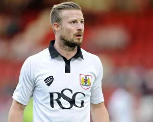 Pre Season Prints: Wade Elliott in Action: Bristol City vs. Cheltenham Town, 2014 - Pre-Season Friendly