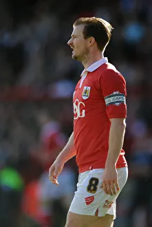 Bristol City V Chesterfield Prints: Wade Elliott in Action: Bristol City vs Chesterfield, Sky Bet League One, Ashton Gate