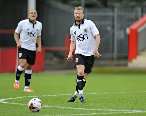 Pre-Season Prints: Wade Elliott in Action: Cheltenham Town vs. Bristol City (2014)