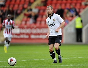 Wade Elliott in Action: Cheltenham Town vs. Bristol City Pre-Season Friendly, 2014
