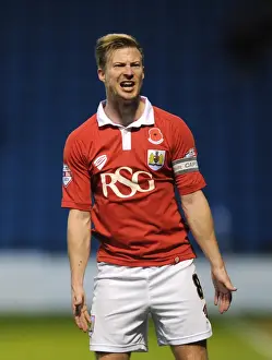 Gillingham V Bristol City Prints: Wade Elliott in Action: FA Cup Clash between Bristol City and Gillingham, November 2014