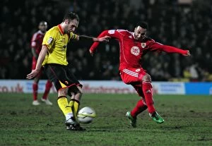 Watford v Bristol City Collection: Watford vs. Bristol City: A Football Rivalry (Season 10-11)