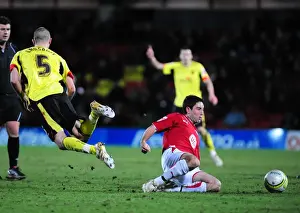 Framed Print : Watford vs. Bristol City: A Football Rivalry - Season 09-10 Framed Print : Watford vs. Bristol City: A Football Rivalry - Season 09-10