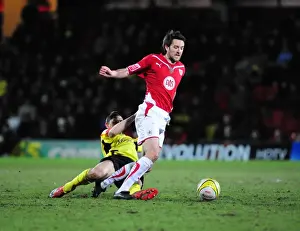 Framed Print : Watford vs. Bristol City: A Football Rivalry - Season 09-10