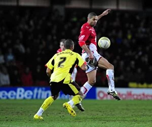 Images Dated 9th February 2010: Watford vs. Bristol City: A Football Rivalry from Season 09-10