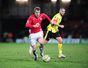 Images Dated 9th February 2010: Watford vs. Bristol City: Season 09-10 Football Showdown