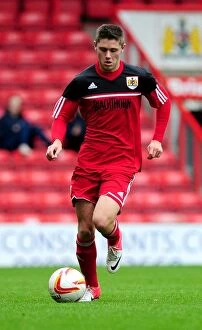 Images Dated 24th September 2012: Wes Burns in Action: Bristol City U21s vs Ipswich Town U21s at Ashton Gate
