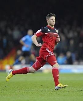 Images Dated 9th February 2013: Wes Burns in Action: Bristol City vs Nottingham Forest, Npower Championship (February 9)