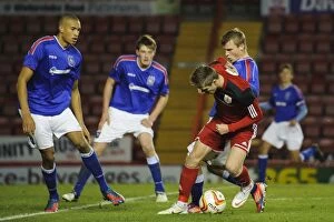 Bristol City V Ipswich Town FA Youth Cup Collection: Wes Burns in Action: FA Youth Cup Third Round - Bristol City U18s vs Ipswich Town U18