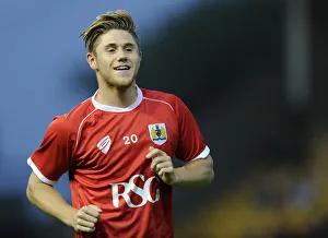 Framed Print : Wes Burns in Action: Port Vale vs. Bristol City, Sky Bet League One, 2014